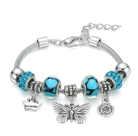 Pulseira Berloques Prata Com Detalhes Exclusivos Sofisticado